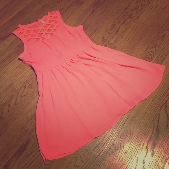 Coral Cocktail Dress