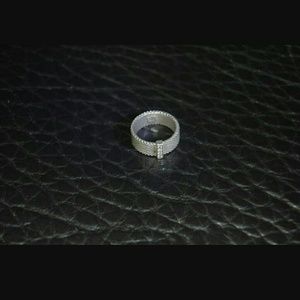 Tiffany Somerset Mesh Diamond Ring Size 6.5