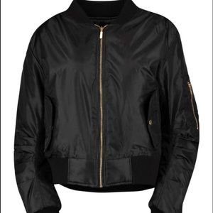 BRAND NEW BLACK BOMBER JACKET