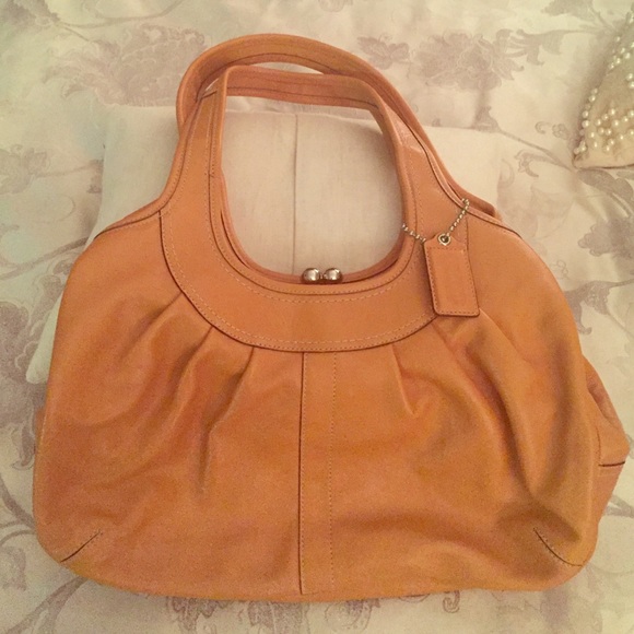 Coach light saddle handbag - Picture 1 of 4