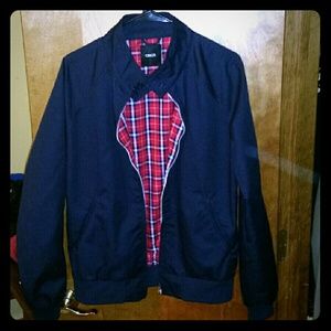 Navy Asos Harrington Jacket