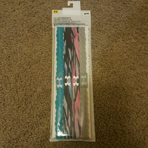 Under Armour 4pk Headbands Brand New
