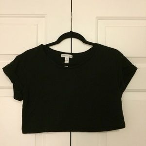 Black Crop Top (NWOT)