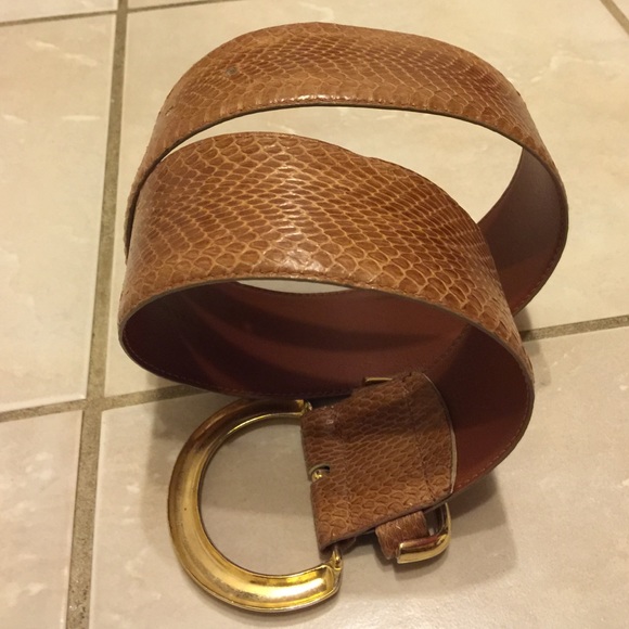 Jana Snake Leather Belt - Picture 2 of 4