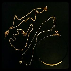 Bundle of Golden Necklaces