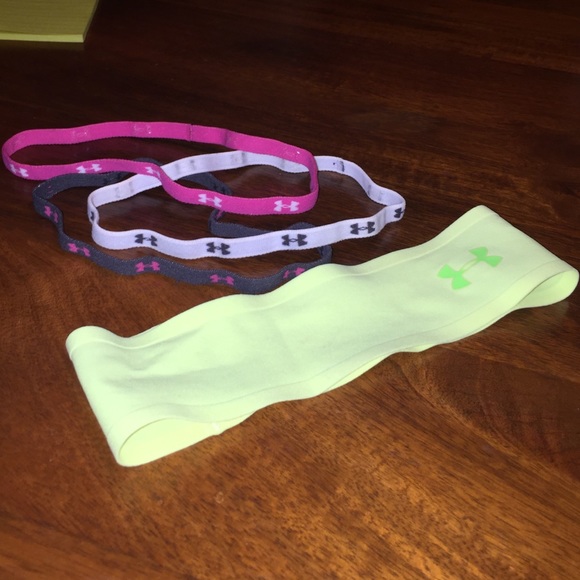 4 Under Armour Headband Bundle