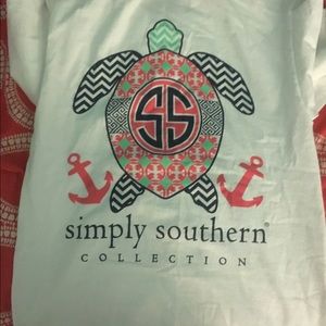 Simply southern Tshirt. Preppy Tee