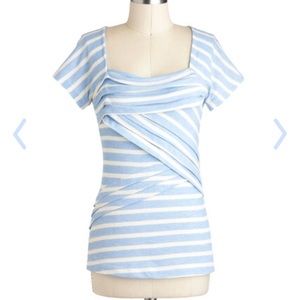 NWT Tulle short sleeve top