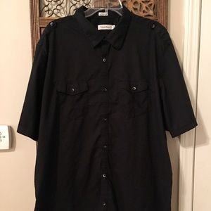 Calvin Klein 3XT Short Sleeve Button Up