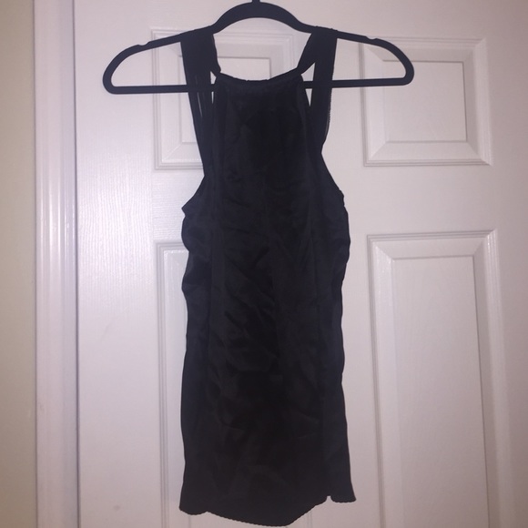 Elie Tahari black silk blouse