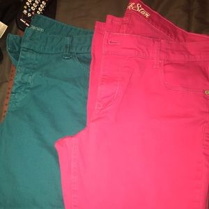 Colored jeans