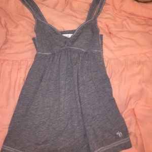 Gray Abercrombie tank top!