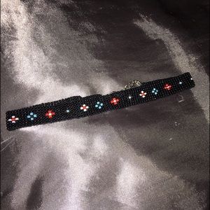 Actual 90's Beaded Flower Choker