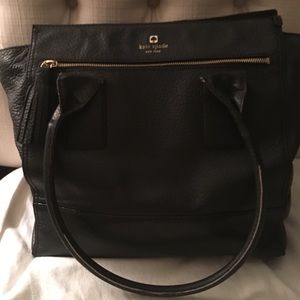 Kate Spade Large Black Leather Bag