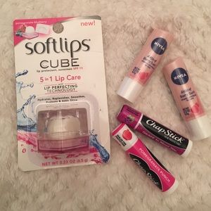 Lip Balm Chapstick Softlips Bundle! 5 chapsticks!