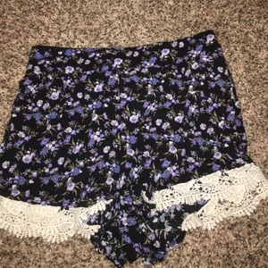 forever 21 flowy shorts