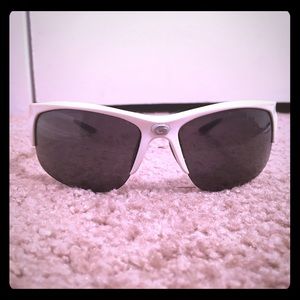 Flux Shinny White Gargoyles Sunglasses Oakley