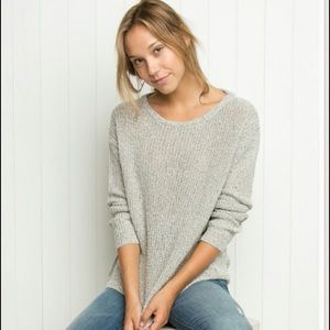 Grey loose chunky sweater