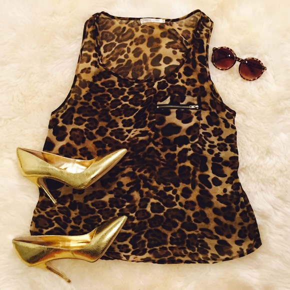 LF Leopard Print Tank