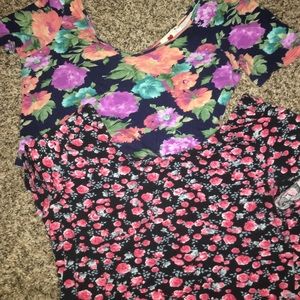 Floral crop top bundle
