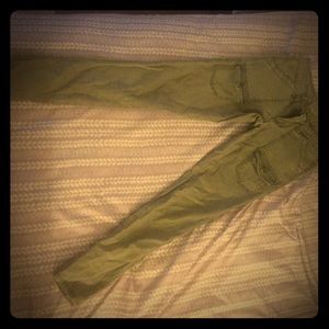 Army green cargo pants