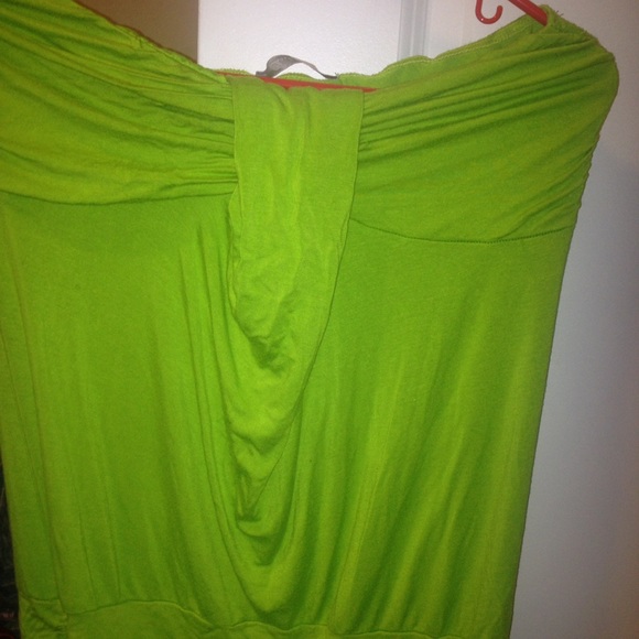 😍Green Tube Dress😜 - Picture 1 of 2