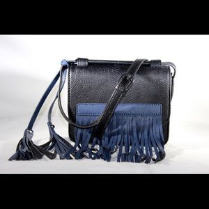 Urban Originals Fringed Faux Leather Crossbody Bag