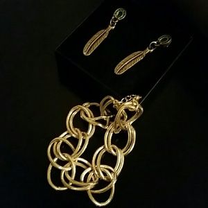 Sophisticated Country Earrings and Bracelet