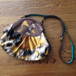 Anthropologie Jasper Jeera Giraffe Crossbody Purse