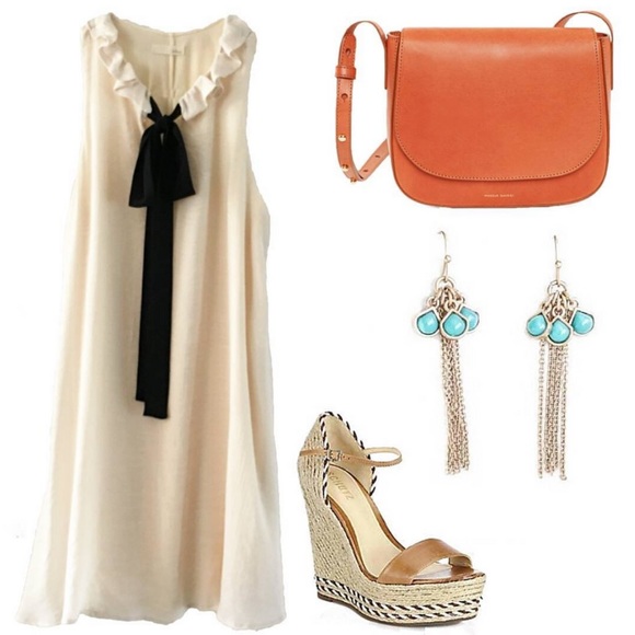 ‼️LAST 1-Medium‼️Ribbon Tie Dress - Picture 4 of 4