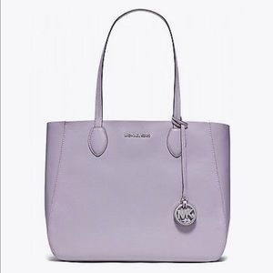 Michael Kors Mae Soft Leather Carry All Tote