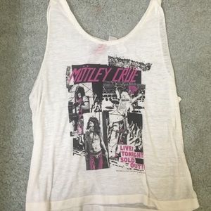 Womens H&M Mötley Crüe tank top