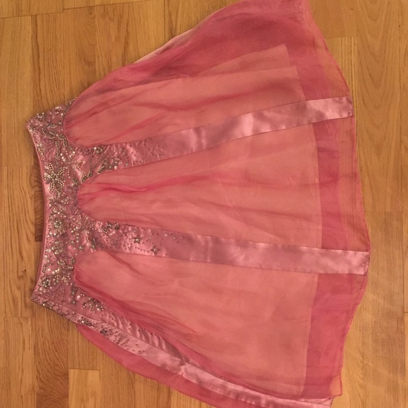 Beaded silk Rebecca Taylor skirt