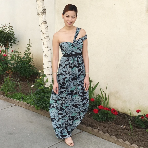 BCBG Printed Long Dress - Picture 2 of 4