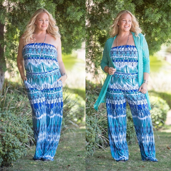 Point Zero Plus Size Romper size 1X - Picture 1 of 2