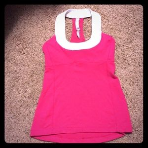 Lululemon pink scoop neck tank 4 small
