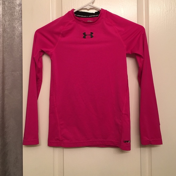 Pink Under Armour hear gear