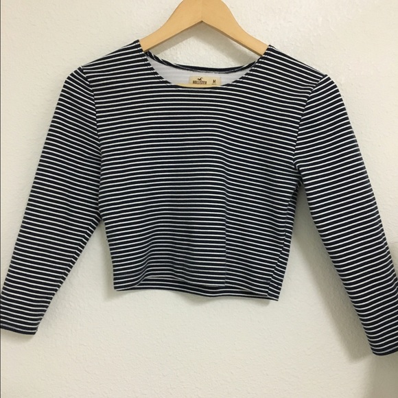 NWOT Striped Croptop - Picture 1 of 1