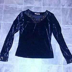 Deep Collection Velvet Top