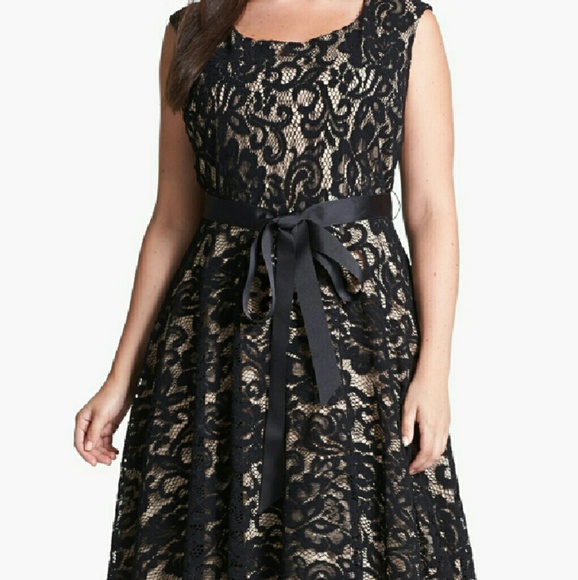 Betsy & Adam Plus Dress Nordstrom David's Bridal