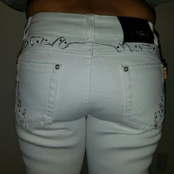 NWOT White T&M Jeans Sz 28 - Picture 2 of 3