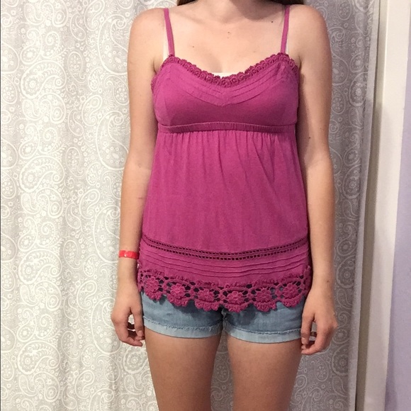 Purple/pink billabong tanktop