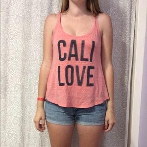 cali love peach tanktop