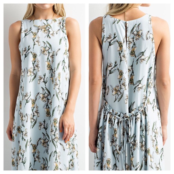 SALE from $77 - Misty Blue Maxi Dress - Picture 2 of 3