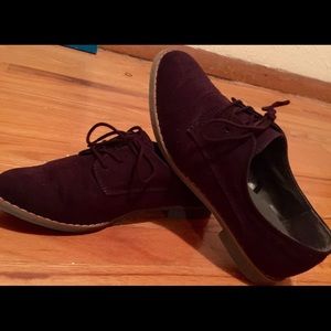 Purple oxfords