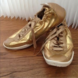 Nike Gold Shoes
