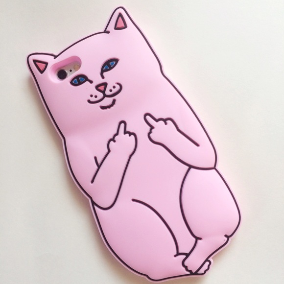 Brandy Melville Accessories - Middle Finger Cat iPhone Case