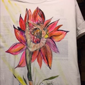 Handpainted Yoga inspired clothing