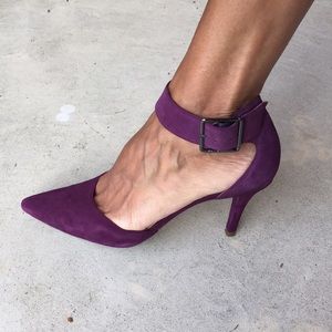 Cole Haan purple suede shoes