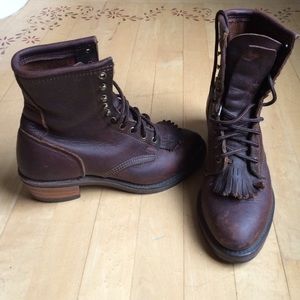 Tuff roper work boots made in USA ladies work